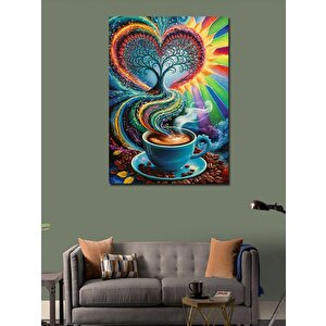 Kanvas Tablo Kahve Aşkı 50x70 cm