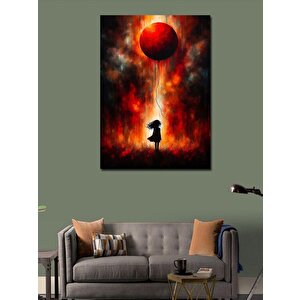 Kanvas Tablo Kırmızı Balon 100x140 cm