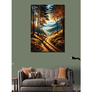 Kanvas Tablo Orman Yolu 50x70 cm