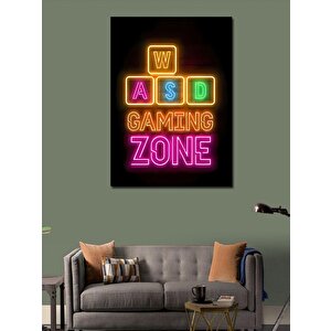 Kanvas Tablo Gamer Temalı 100x140 cm