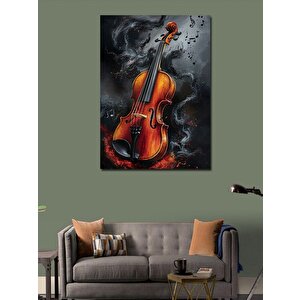 Kanvas Tablo Keman Temalı  70x100 cm