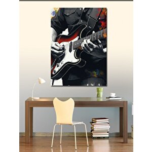 Kanvas Tablo Gitar Çalan 50x70 cm