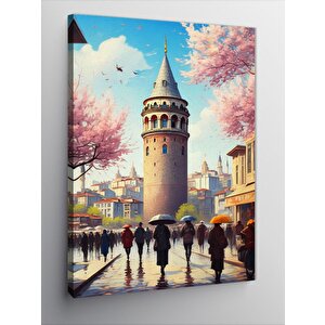Kanvas Tablo Galata Kulesi 100x140 cm