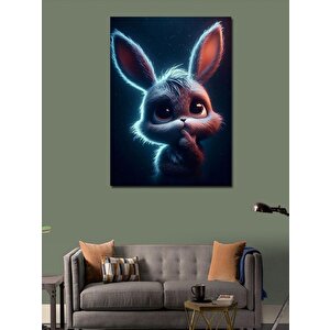 Kanvas Tablo Sevimli Tavşan 70x100 cm