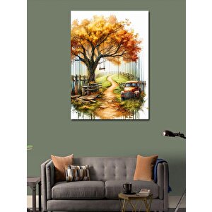 Kanvas Tablo Sonbahar Yolu 100x140 cm