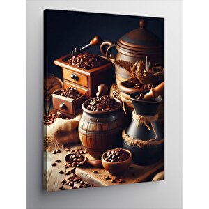 Kanvas Tablo Kahve Çekirdekleri 70x100 cm