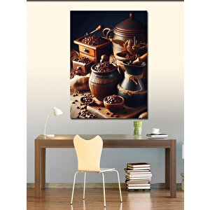 Kanvas Tablo Kahve Çekirdekleri 70x100 cm