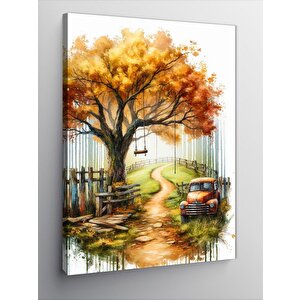 Kanvas Tablo Sonbahar Yolu