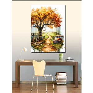Kanvas Tablo Sonbahar Yolu 70x100 cm