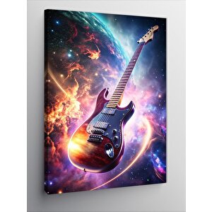 Kanvas Tablo Uzay Gitarı 70x100 cm