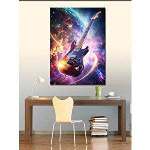 Kanvas Tablo Uzay Gitarı 70x100 cm