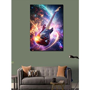 Kanvas Tablo Uzay Gitarı 50x70 cm