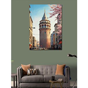 Kanvas Tablo Galata Kulesi 100x140 cm