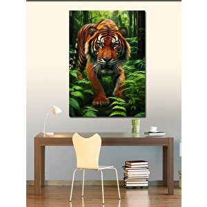 Kanvas Tablo Orman Kaplanı 70x100 cm