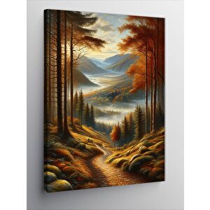 Kanvas Tablo Orman Yolu 70x100 cm
