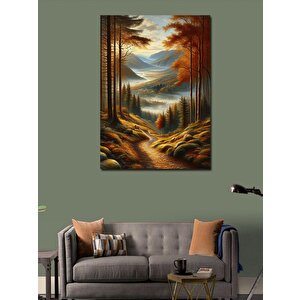Kanvas Tablo Orman Yolu 70x100 cm