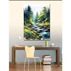 Kanvas Tablo Orman Akıntısı 70x100 cm
