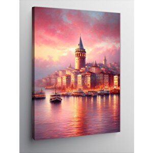 Kanvas Tablo Galata Kulesi Manzarası 70x100 cm