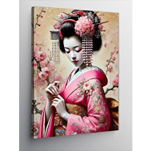 Kanvas Tablo Japon Güzeli 70x100 cm