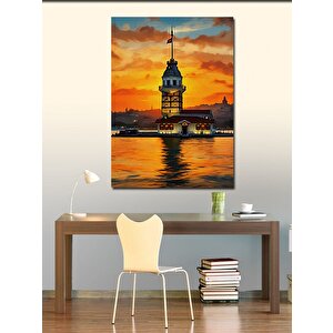 Kanvas Tablo Kız Kulesi 70x100 cm
