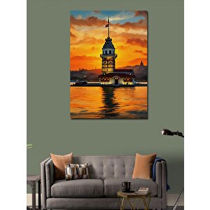 Kanvas Tablo Kız Kulesi 70x100 cm