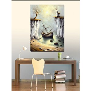Kanvas Tablo Uçurumdaki Gemi 50x70 cm