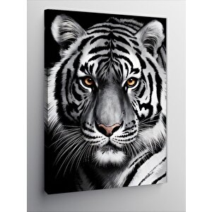 Kanvas Tablo Kaplan Yüzü 100x140 cm