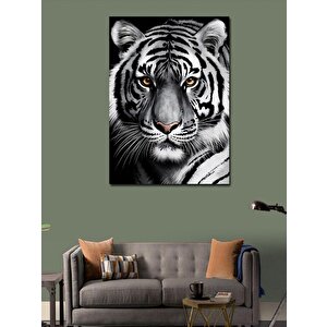 Kanvas Tablo Kaplan Yüzü 100x140 cm