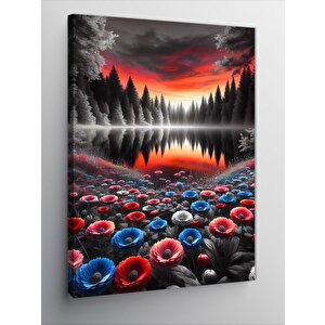 Kanvas Tablo Karanlık Orman 50x70 cm