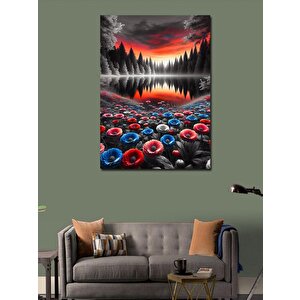 Kanvas Tablo Karanlık Orman 50x70 cm