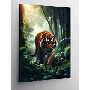 Kanvas Tablo Ormanda Kaplan 50x70 cm