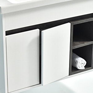 Atlas Banyo Dolabı 80 Cm Alt Üst Takım