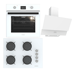 Ankastre Set (bo O6555c W + Bh P7144c W + Ch C6532c Ww)