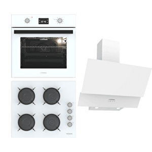 Ankastre Set (bo O6555c W + Bh P6144c W + Ch C6532c Ww)