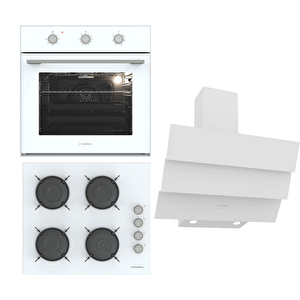 Ankastre Set (bo O6435c W + Bh P6144c W + Ch S6532c Ww)