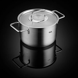 Pure Collection Metal Kapak Derin Tencere 24 Cm