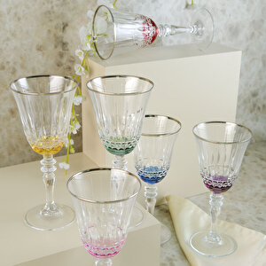 Aryıldız Fiona 6'lı Uzun Kadeh Platin 300 Ml