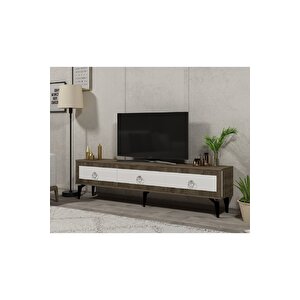 Selendh Tv Sehpasi (alt Modül) Cevi̇z Beyaz Ceviz Beyaz