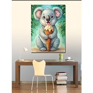 Kanvas Tablo Dondurma Koala 70x100 cm