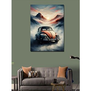Kanvas Tablo Dağ Manzarasında Vosvos 100x140 cm
