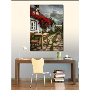 Kanvas Tablo Kır Evi 50x70 cm