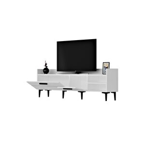 Lucydh 180 Cm Tv Üni̇tesi̇ Sehpasi Beyaz