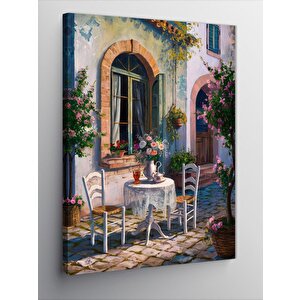 Kanvas Tablo Kır Evi 100x140 cm