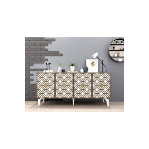 Rosedh Konsol Beyaz (cevi̇z Desen)