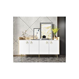 Dari̇ngdh Konsol Safi̇rmeşe Beyaz Safirmeşe-Beyaz