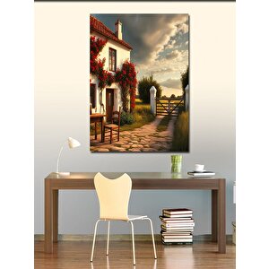Kanvas Tablo Akdeniz Evi 100x140 cm