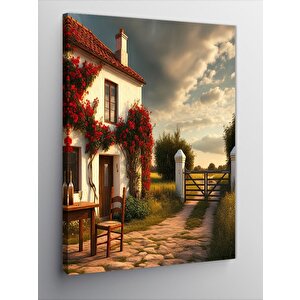 Kanvas Tablo Akdeniz Evi 50x70 cm