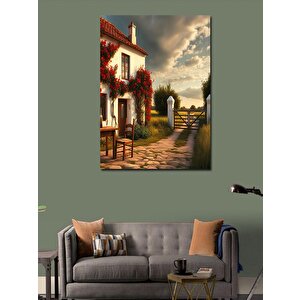 Kanvas Tablo Akdeniz Evi 50x70 cm