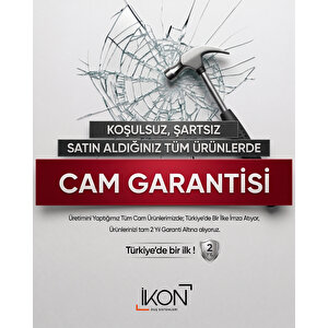 Kare Siyah Füme Cam Duşakabin 100x100 cm