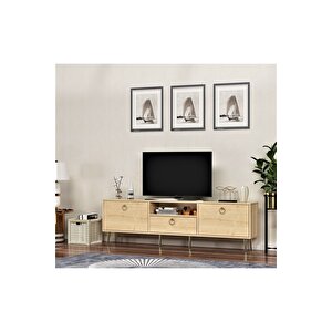 Soledh 180 Cm Tv Üni̇tesi̇ Sehpasi Safi̇rmeşe Safir Meşe
